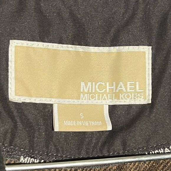 Michael Kors Down Waterfowl Puffer Brown Winter Snow Jacket Womens S - Picture 7 of 12